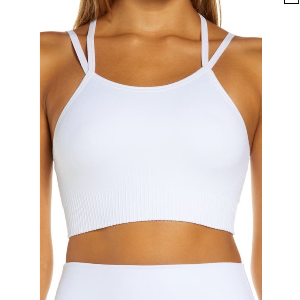 zella lotus double strap workout top
